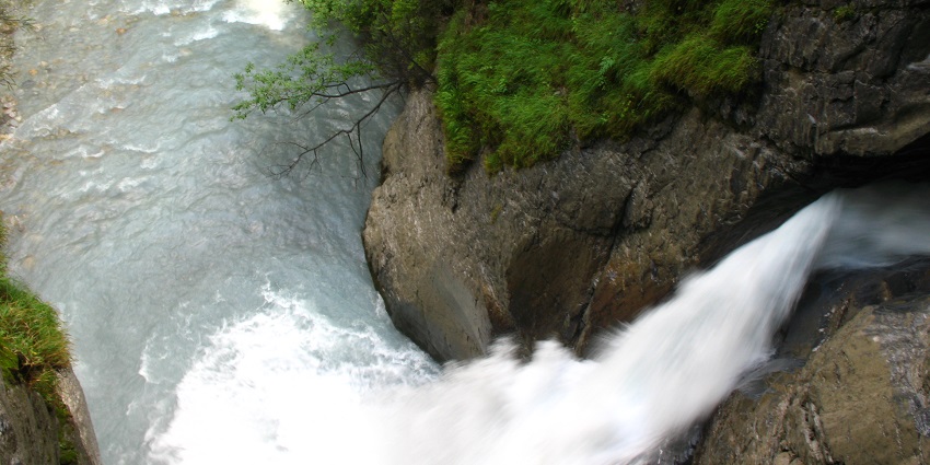 Things to see in Interlaken include an impressive waterfall system inside the Trummelbach caves