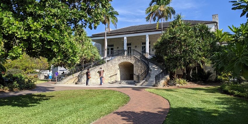 A picture of Fairchild Garden, one of the serene spots for Valentine's Day in Miami