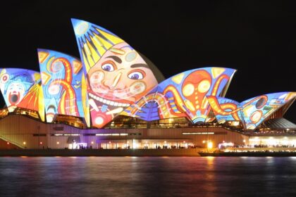 mage of Sydney opera house in festival time - A List of 10 famous festivals in Australia