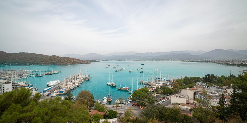 Coastal town offering beaches, ancient ruins, and scenic hiking.
