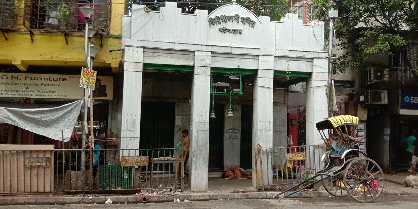 An image of Firingi Kalibari temple traditional architecture dedicated to Goddess Kali.