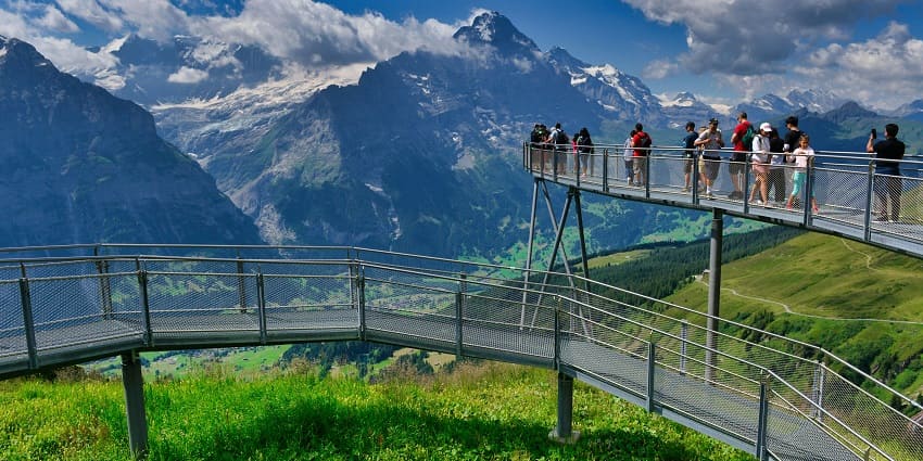 Adventure destination with hiking trails, zip lines, and alpine beauty.
