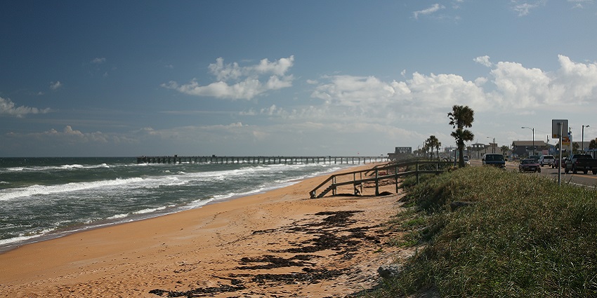 An image showing a view of Flagler Beach, a famous place located near Orlando