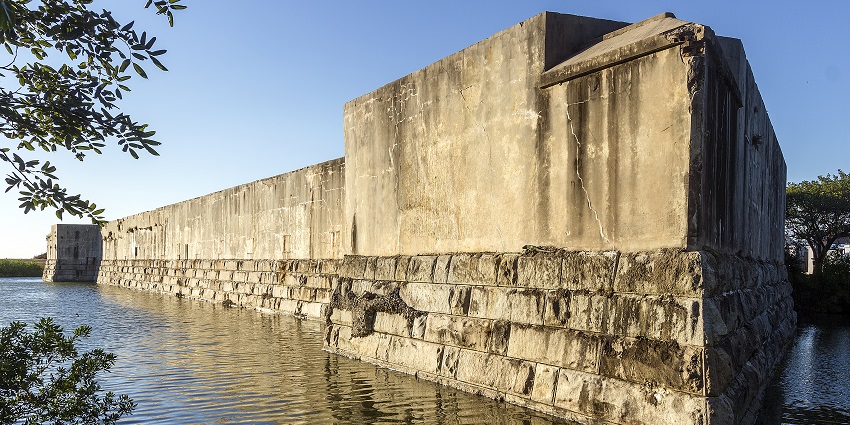 Fort Zachary Taylor, a fortress, a popular tourist attraction near Dry Tortugas National Park.
