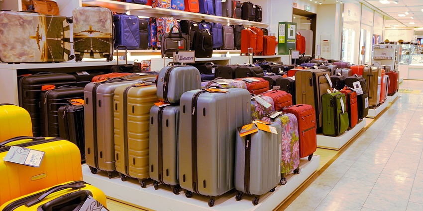 Shopping stores that sell bags and accessories made from recycled materials.