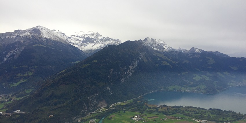 Ride a funicular to panoramic views at Harder Kulm