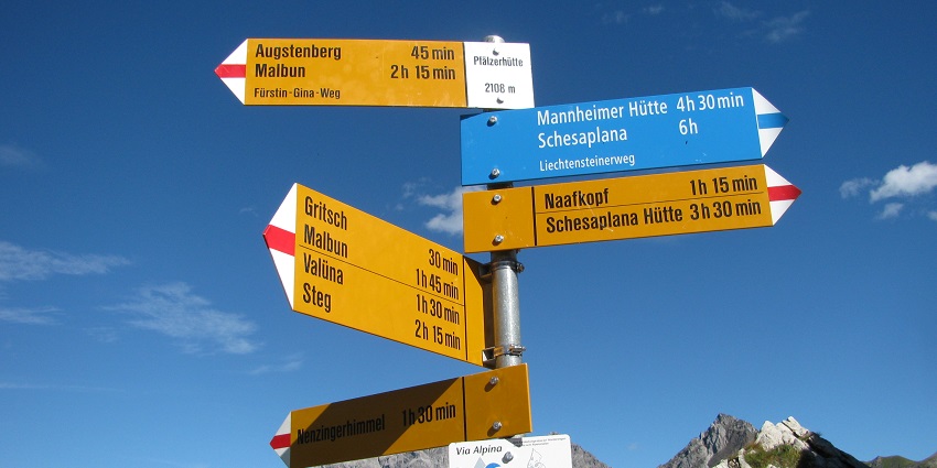 Fürstin-Gina-Weg Malbun offers scenic Liechtenstein trails while Hiking in Switzerland