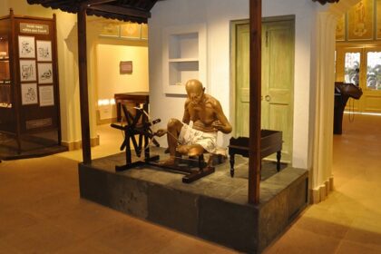 A beautiful view of the Gandhi Museum Barrackpore in Kolkata, West Bengal.