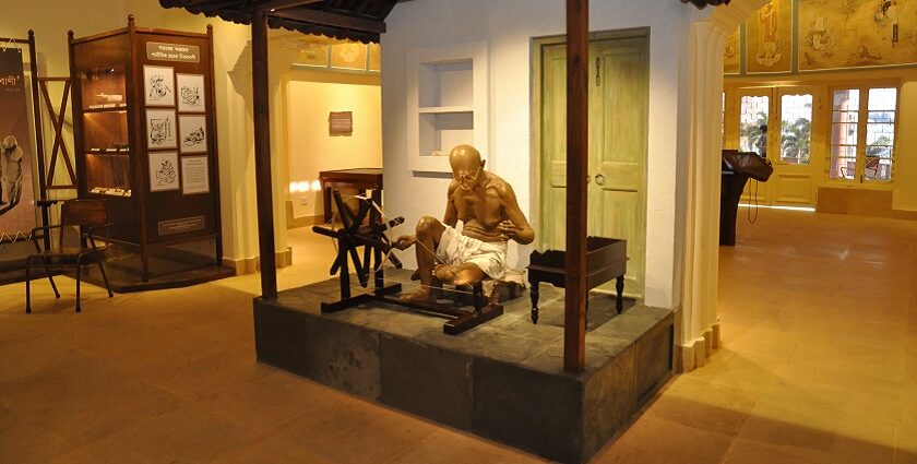 A beautiful view of the Gandhi Museum Barrackpore in Kolkata, West Bengal.