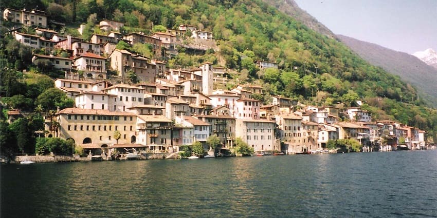 Enchanting lakeside village with cobblestone streets and Italian charm.