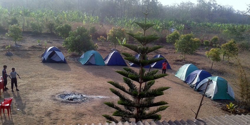The best camp in Shivpuri Rishikesh along the Ganga River for relaxation.
