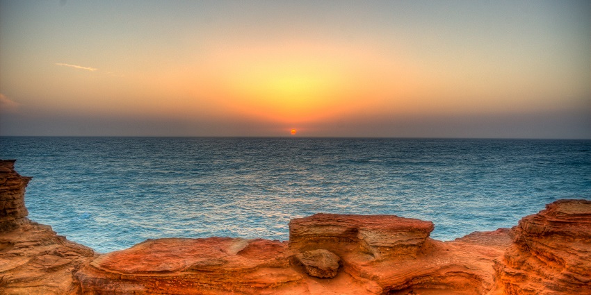 The mesmerizing view of the Gantheaume Point.