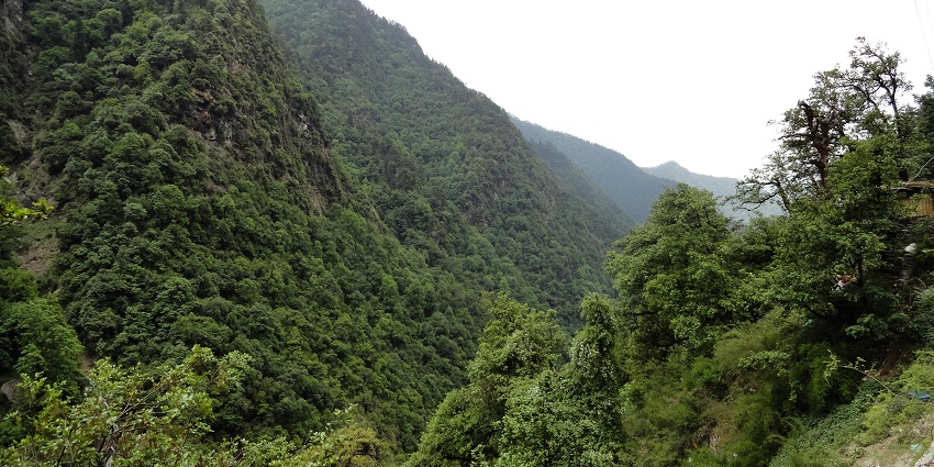 The trail of Gaurikund that leads to Kedarnath which is a Hindu pilgrimage site.