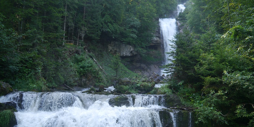 The best time to visit Switzerland waterfalls is late spring to early autumn.