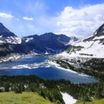 An image showing a view of the Glacier National Park, a famous tourist attraction in Montana.