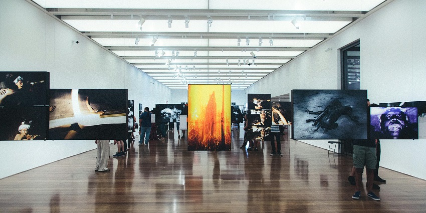 Explore artwork at Glenelg Art Gallery, a place to visit near Glenelg Beach in Austraila.