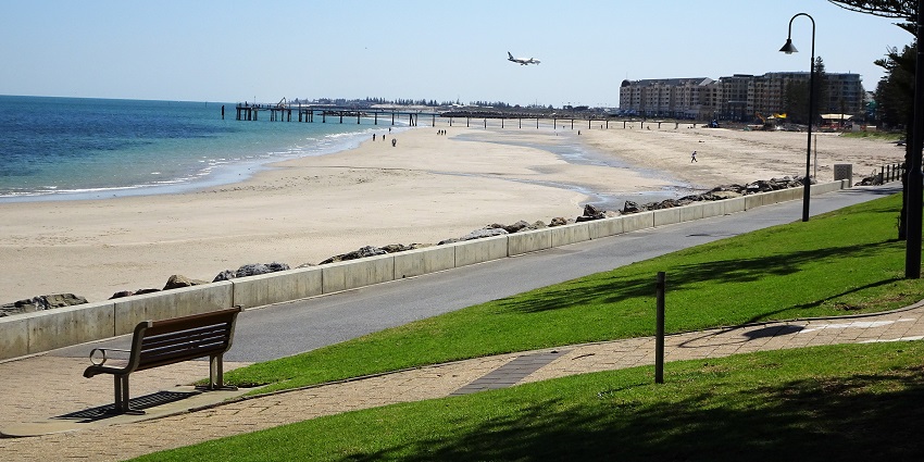 Near Glenelg beach is Glenelg Pier for a stroll, beautiful views and rejuvenating vistas.