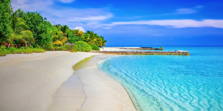 A view of a beach which resembles Glory Beach, one of the beaches in Georgia USA.
