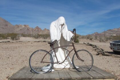 Image of Ghost Rider (1984) by Charles Albert Szukalski in Goldwell Open Air Museum