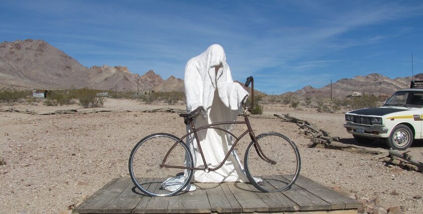 Image of Ghost Rider (1984) by Charles Albert Szukalski in Goldwell Open Air Museum