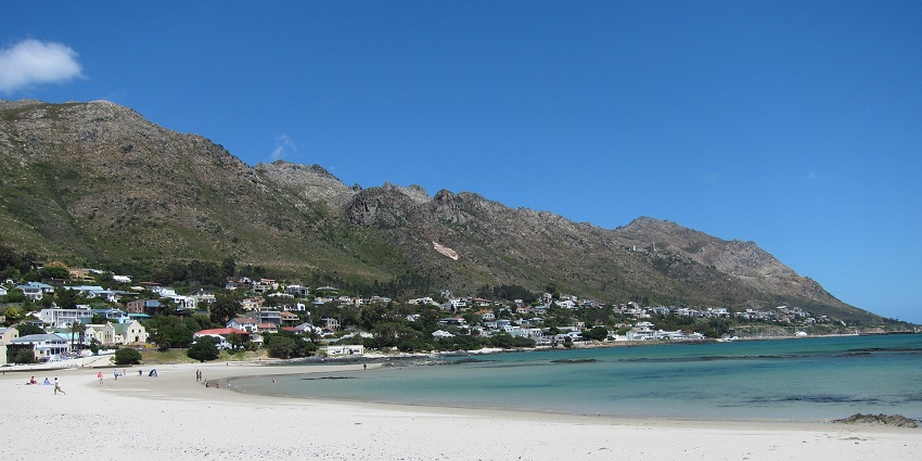 Bustling city beach with activities, cafes, and vibrant nightlife.