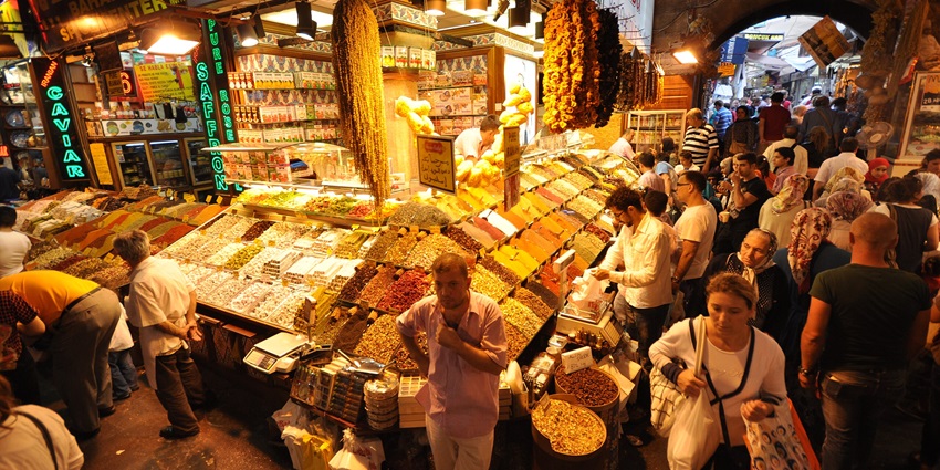 Get lost in Istanbul's vibrant Grand Bazaar, of top places to visit in Turkey.