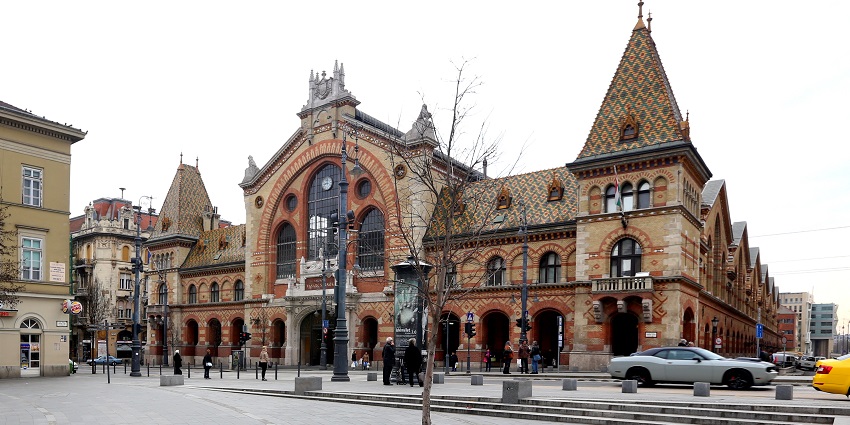 A picture of Great Market Hall, which is perfect for exploring places for a Budapest trip.