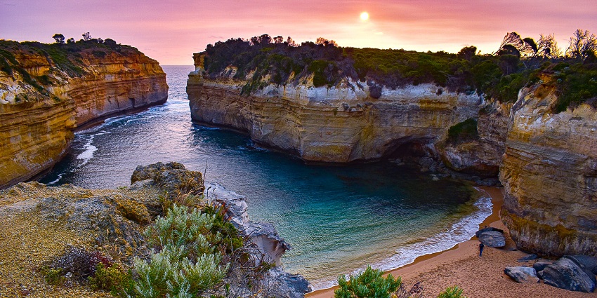 A Breathtaking view of Great Ocean Road while skydiving in Melbourne