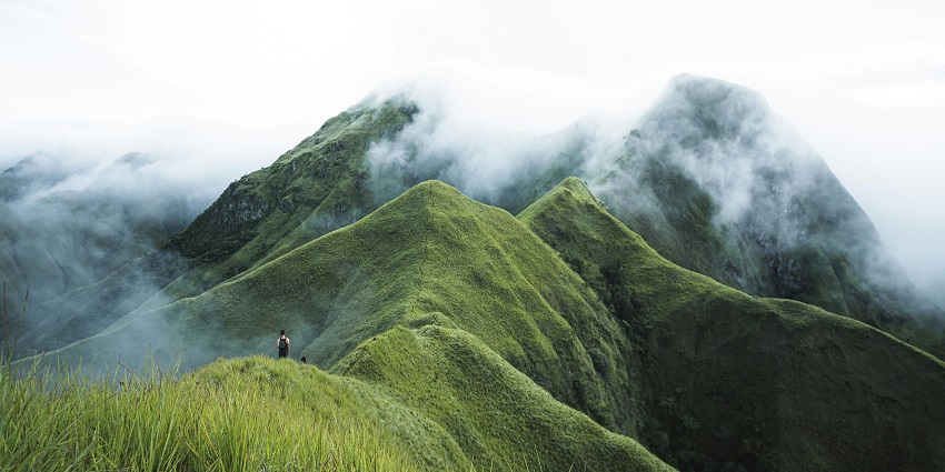 An image of Misty forest trail that reaches the mysterious shrine of Gupt Bhimashankar