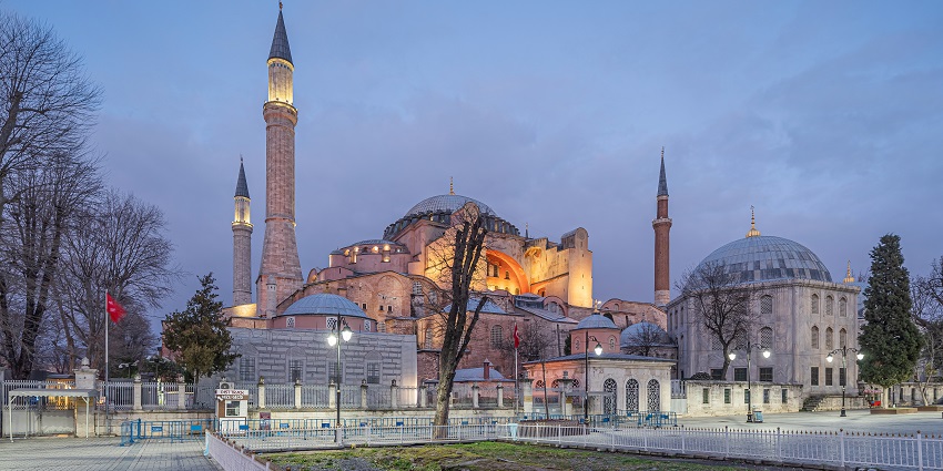 Renowned architectural marvel blending Byzantine and Ottoman cultural history.