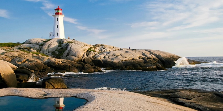 An image of Halifax in Nova Scotia, a lovely place to commemorate Valentine's Day in Canada.