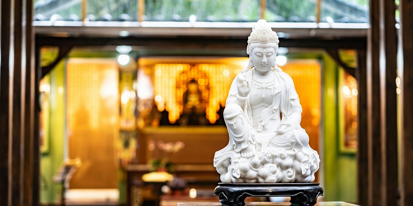 Connect with spirituality at this peaceful temple.