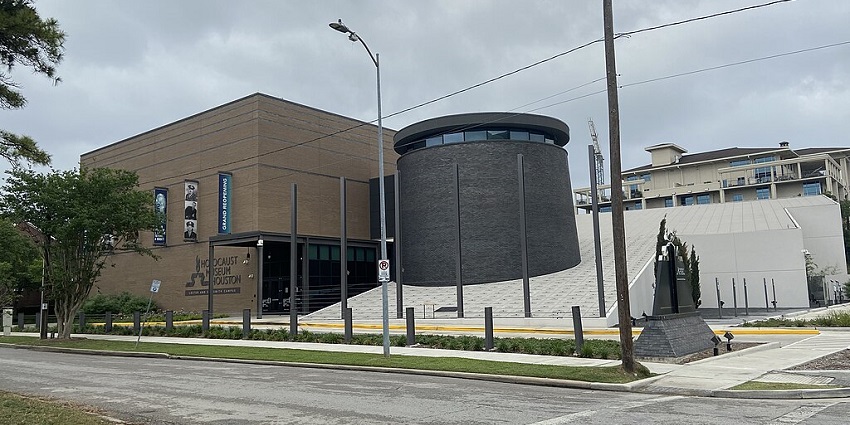 A picture of the building of Holocaust Museum, which is one of the best places to visit in Houston