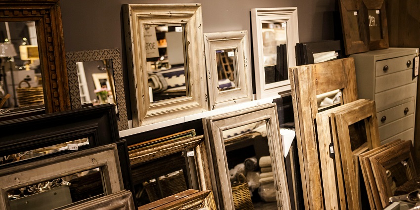 House Of Mirrors is a unique home decorated entirely with mirror mosaic artworks.