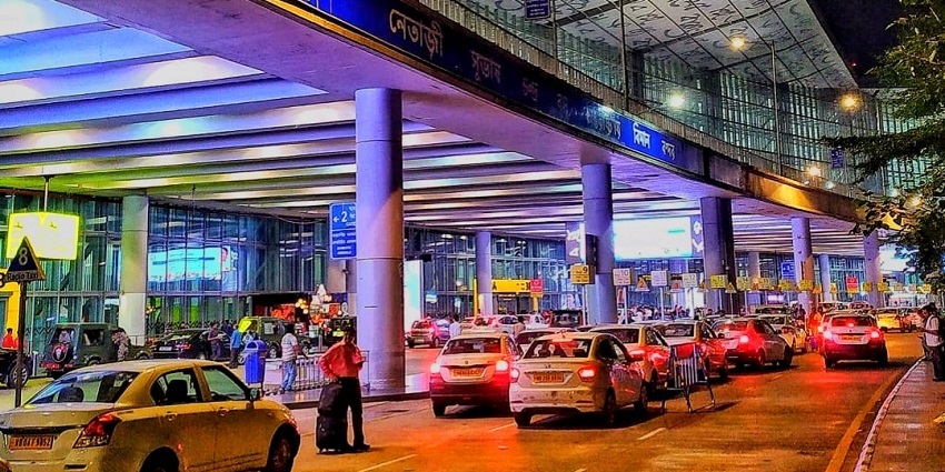 An image of a Netaji Subhas Chandra Bose International Airport near the Gandhi Museum Barrackpore.
