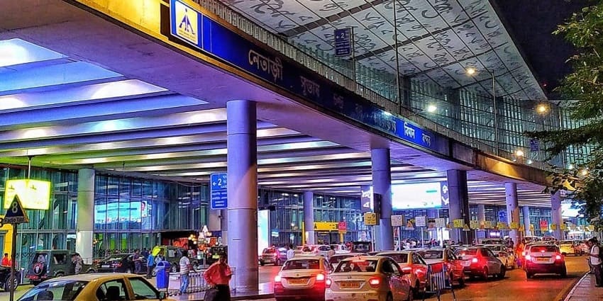 An image of Netaji Subhash Chandra Bose International Airport, a way to reach Kolkata.