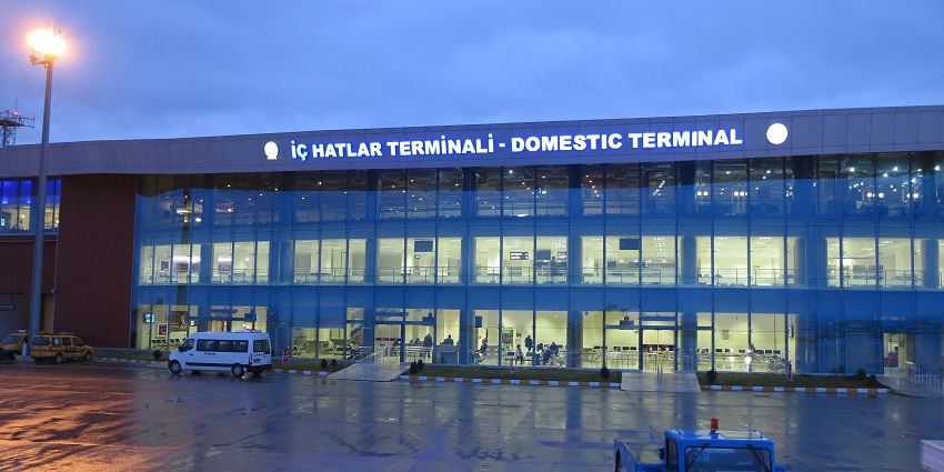 Image of Trabzon Airport - travel to Sumela Monastery by air, road, and rail