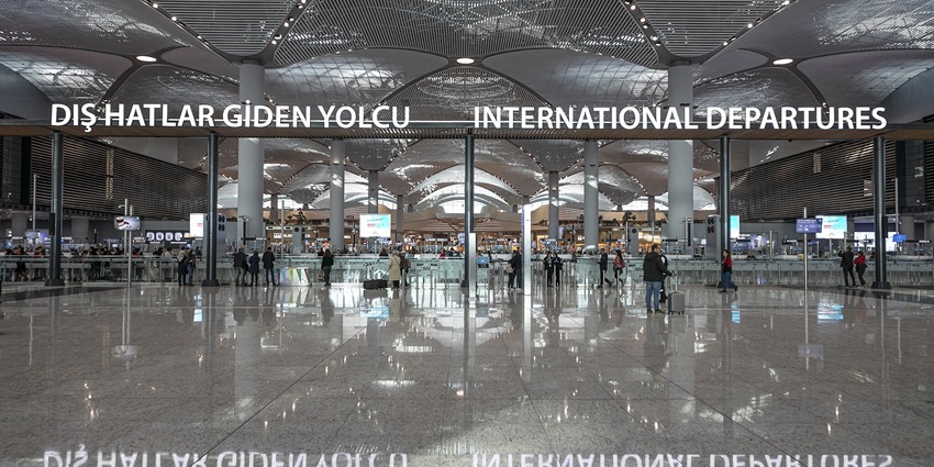 Istanbul Airport to reach Hagia Sophia Mosque in Istanbul.
