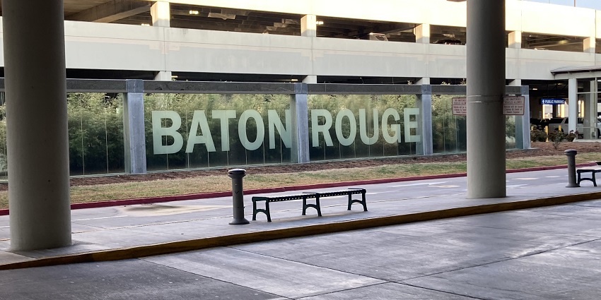 An image of Baton Rouge Metropolitan Airport which is the nearest airport to the Datta Temple.