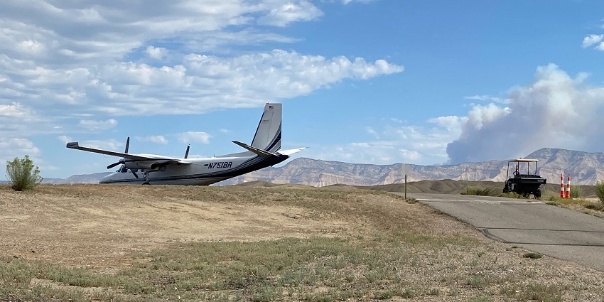 Grand Junction Regional Airport to reach Canyonlands National Park.