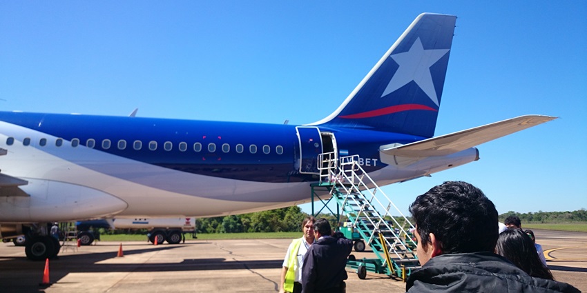 View of Cataratas del Iguazú International Airport in Argentina