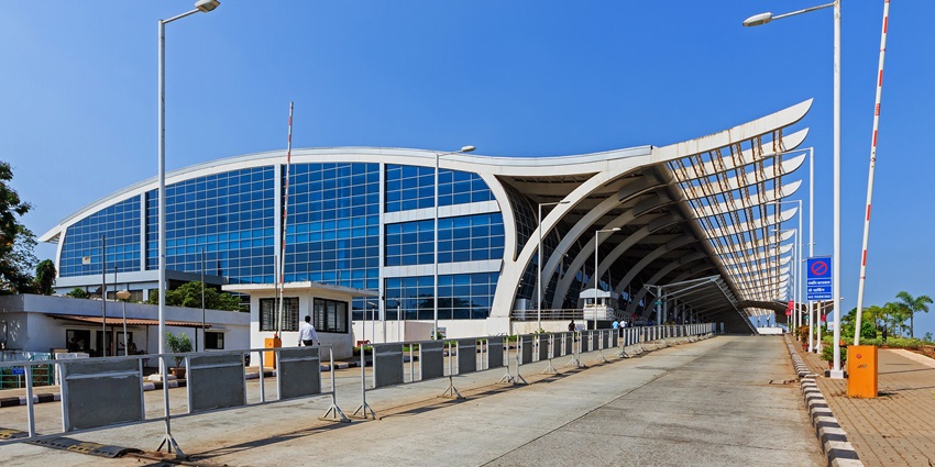 Image of Dabolim Airport serves as the nearest airport from the temple