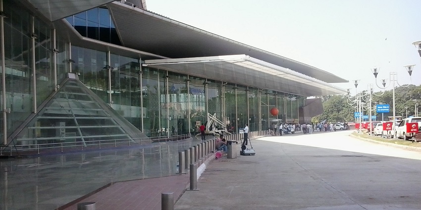 An image of Chaudhary Charan Singh International Airport, nearest to the water park.