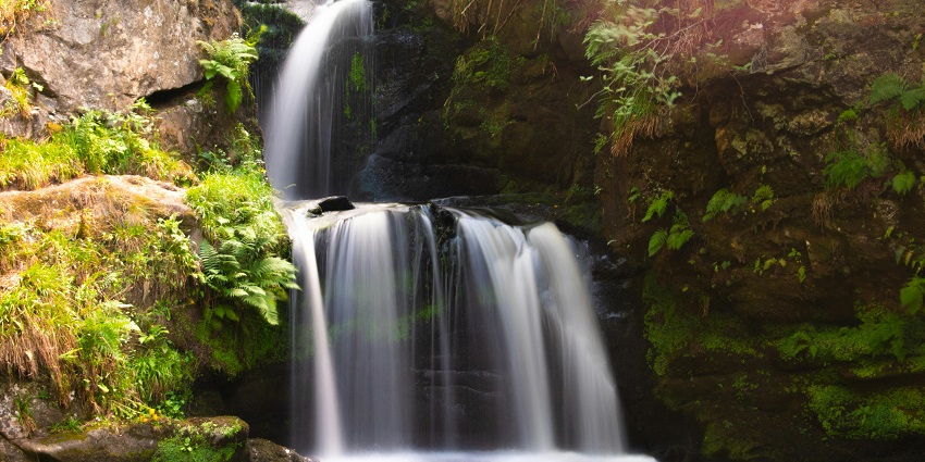 An image of a scintillating view which solves your question of where is Bamni Waterfalls.