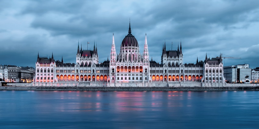 An image of the Hungarian Parliament Building, a must-see on the Budapest tourist places list.