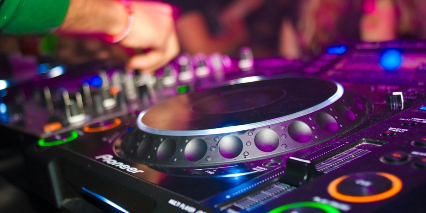 Azerbaijan nightlife with vibrant music, dancing, and an energetic atmosphere.
