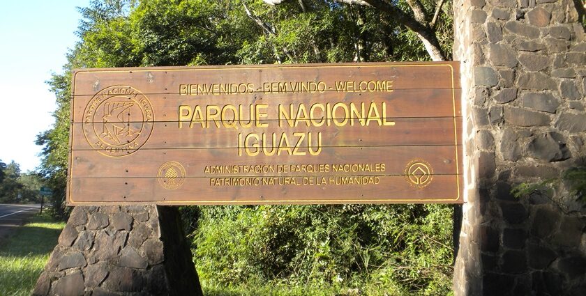 View of the entrance of Iguazu National Park in Argentina—Places To Visit