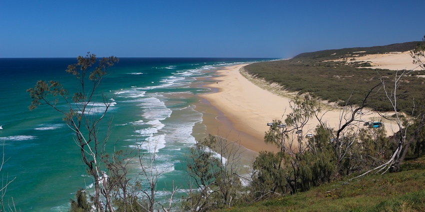 An image of Indian Head, a beautiful coastline with surroundings on the island.