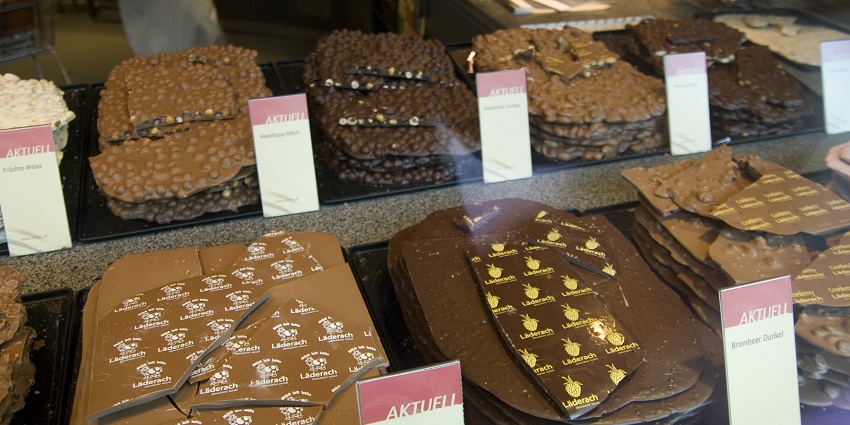 Taste world-famous Swiss chocolates in picturesque chocolate shops.