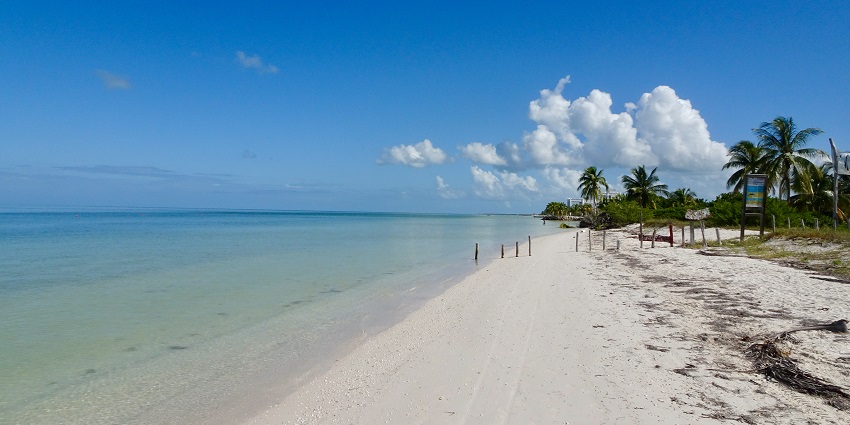 A serene beach on Isla Holbox, an intimate retreat for Valentine's Day in Mexico